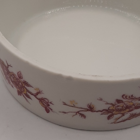 Vintage Limoges France Porcelain Peacock Flowers W/Gold Trim Trinket R. Leclair - Picture 5 of 7